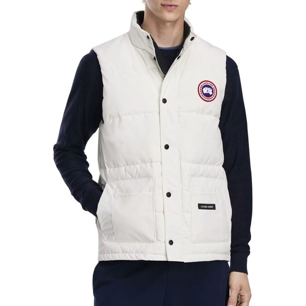 Canada Goose Mens  Freestyle Crew Vest, White